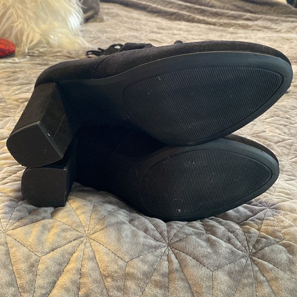 Candie’s Black Over The Knee Block Heel Boots - Picture 4 of 10